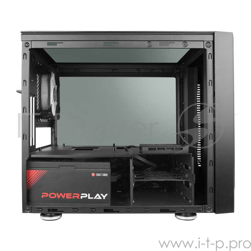 Корпус Chieftec Chieftronic Gaming case, Gaming case,w/1x RGB,fan controller,side Glass door. mATX. GM-01B-OP
