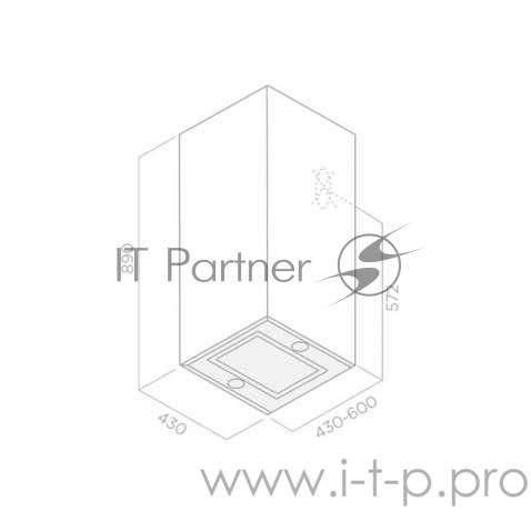 Вытяжной шкаф ELICA KUADRA IX/A/43 нержавеющая сталь