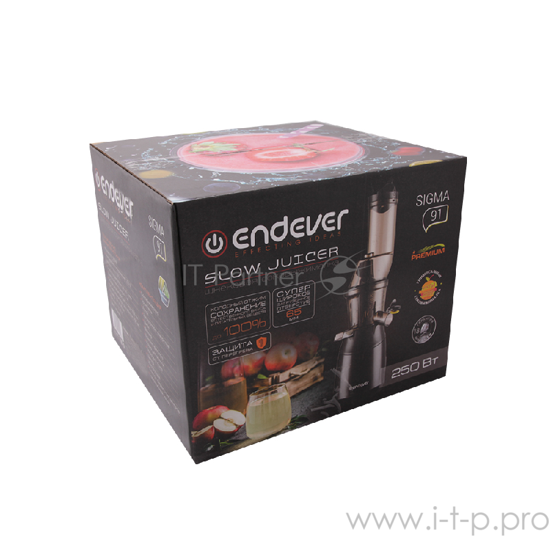 Соковыжималка Endever Sigma 91, черный