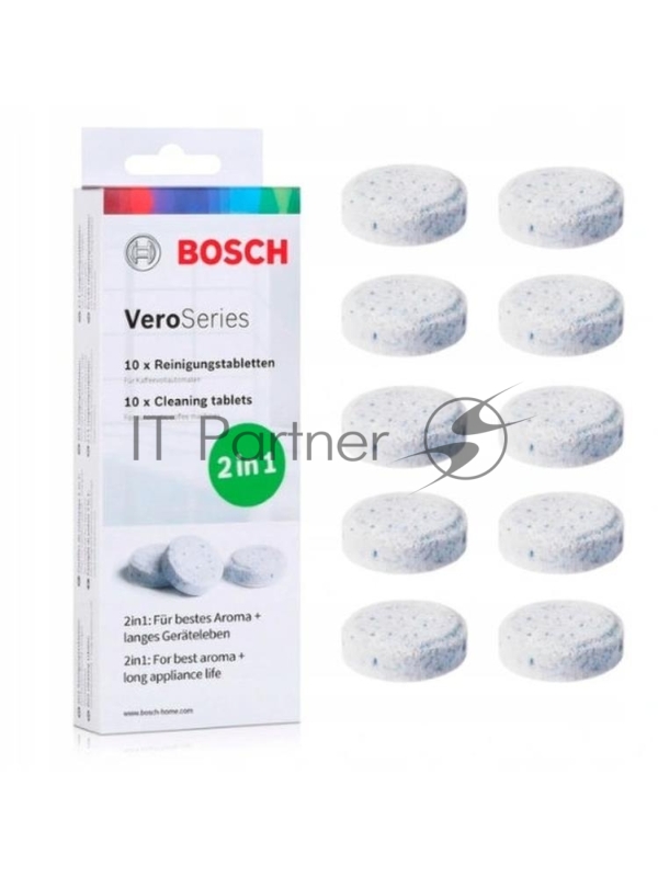 Таблетки для очистки BOSCH TCZ8001A, 10 шт