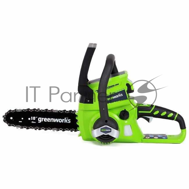 Цепная пила аккумуляторная GreenWorks G-24 G24CS25, 24V, 25см, без АКБ и ЗУ 24 вольт (модель G24CS25) - (всего 2,7 кг.)