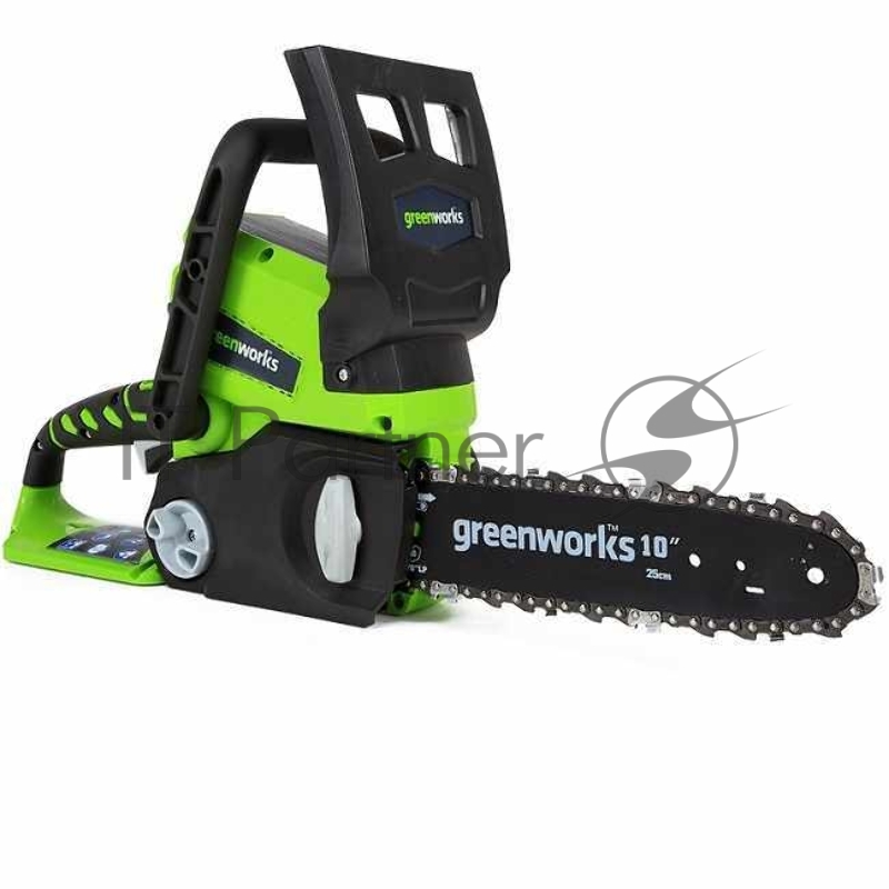 Цепная пила аккумуляторная GreenWorks G-24 G24CS25, 24V, 25см, без АКБ и ЗУ 24 вольт (модель G24CS25) - (всего 2,7 кг.)