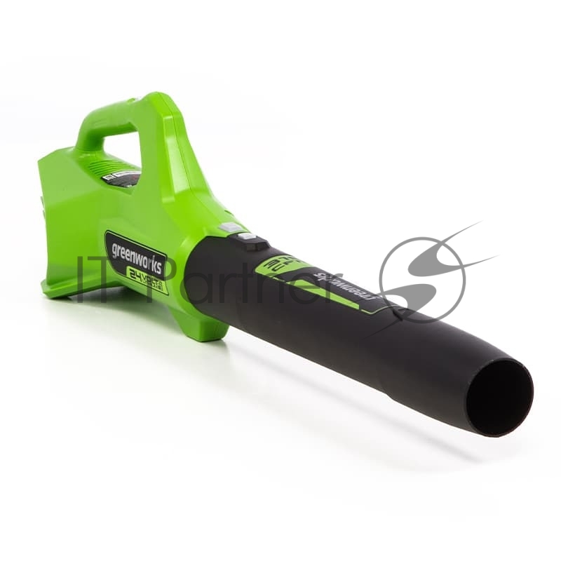 Воздуходувка аккумуляторная Greenworks 24V без АКБ и ЗУ (2404807)24V, без АКБ и ЗУ. Предназначается для уборки опавшей листвы, пыли, прочей грязи и мусора. Данная модель имеет аксиальное строение вентилятора, что делает возможным достижения высоких