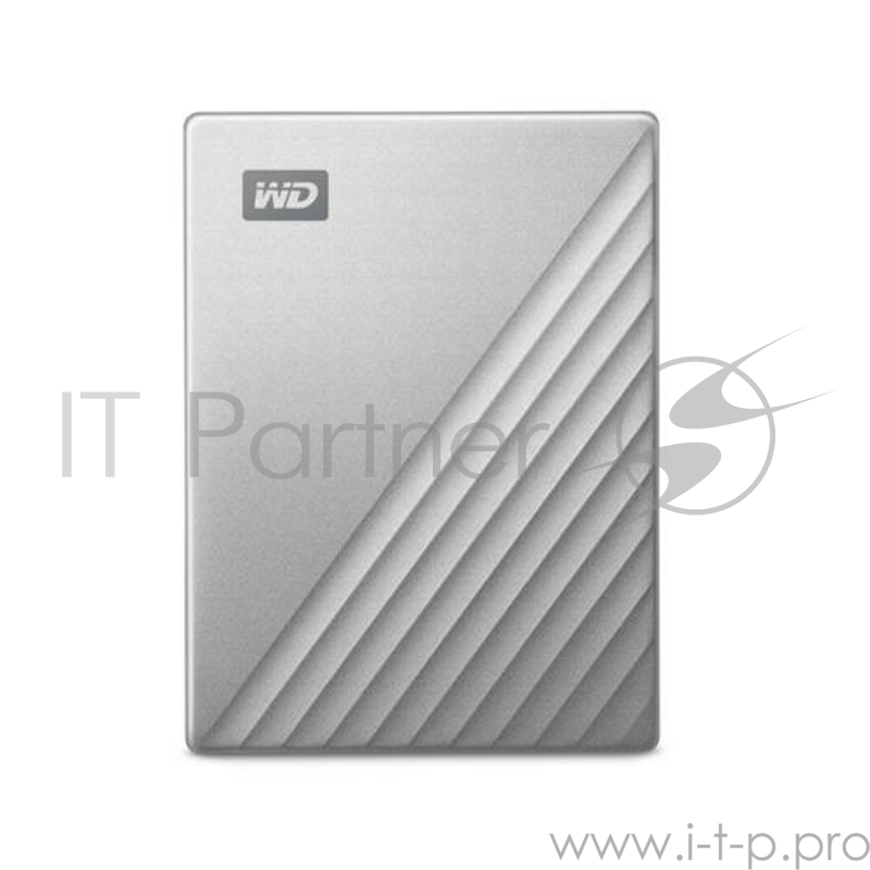 Накопитель на жестком магнитном диске WD Внешний жёсткий диск WD My Passport Ultra for Mac WDBKYJ0020BSL-WESN 2TB 2,5 USB 3.1/USB-C silver (F1B)