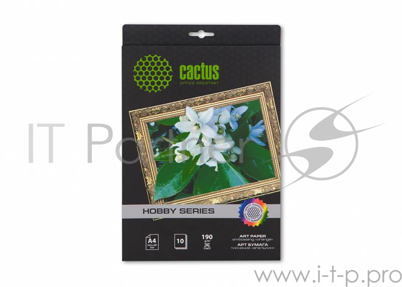 Бумага CACTUS CS-DA419010 Фотобумага для струйной печати, A4, 190г/м2, 10 листов