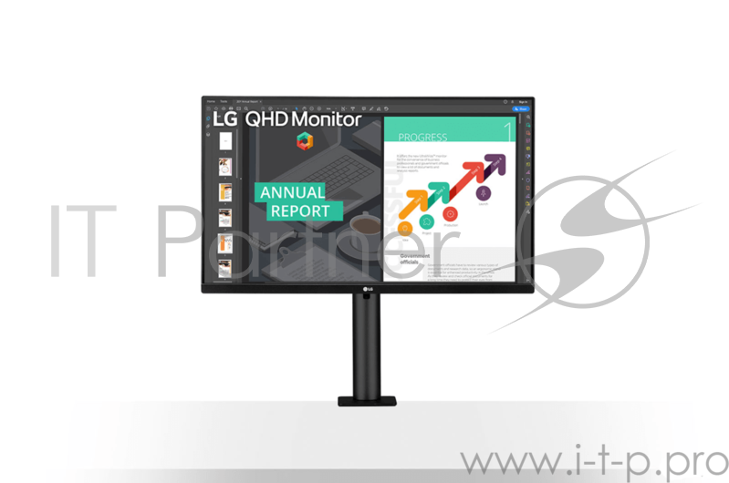 Монитор LG 27 Gaming 27GN880-B черный IPS LED 16:9 HDMI матовая HAS 350cd 178гр/178гр 2560x1440 DisplayPort FHD USB 5.9кг