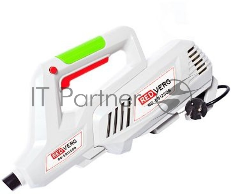 Триммер электрический RedVerg RD-EB1250B 1250Вт 220В/50Гц 7500 об. мин. Изогнутая разъемная штанга ширина скашивания-43cм леска:1,6-2,0мм вес-4.8кг