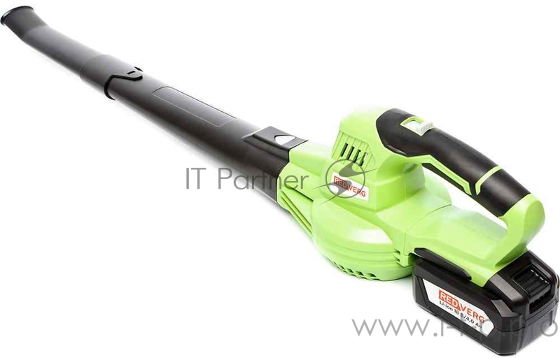 Воздуходувка аккумуляторная RedVerg RD-B18V (без акк, без з/у) 18В 9000-13000 об/мин воздушный поток 80-190 км/ч вес - 1,7кг