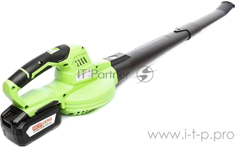 Воздуходувка аккумуляторная RedVerg RD-B18V (без акк, без з/у) 18В 9000-13000 об/мин воздушный поток 80-190 км/ч вес - 1,7кг
