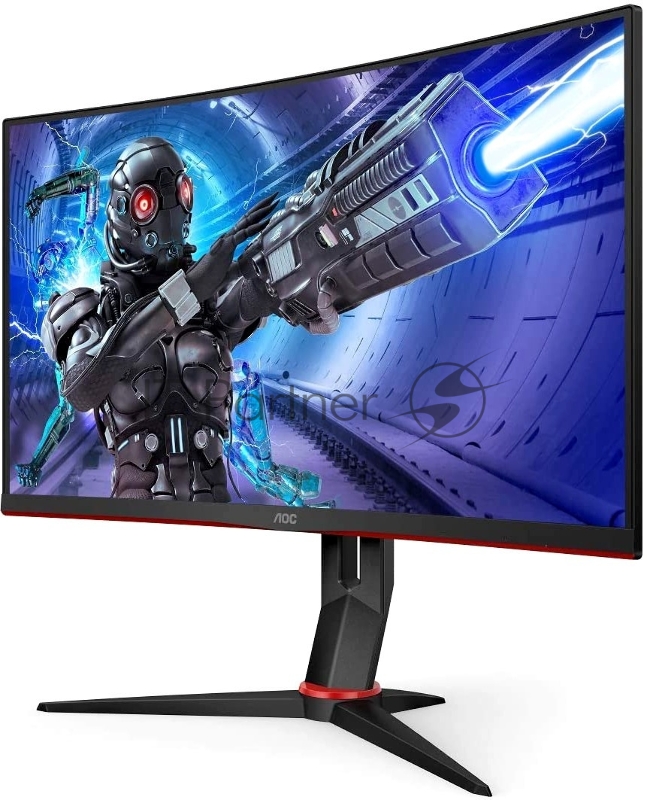 МОНИТОР 27 AOC C27G2ZE Black-Red (VA, изогнутый, 1920x1080, 240Hz, 0.5 ms, 178°/178°, 300 cd/m, 80M:1, +2xHDMI 2.0, +Di