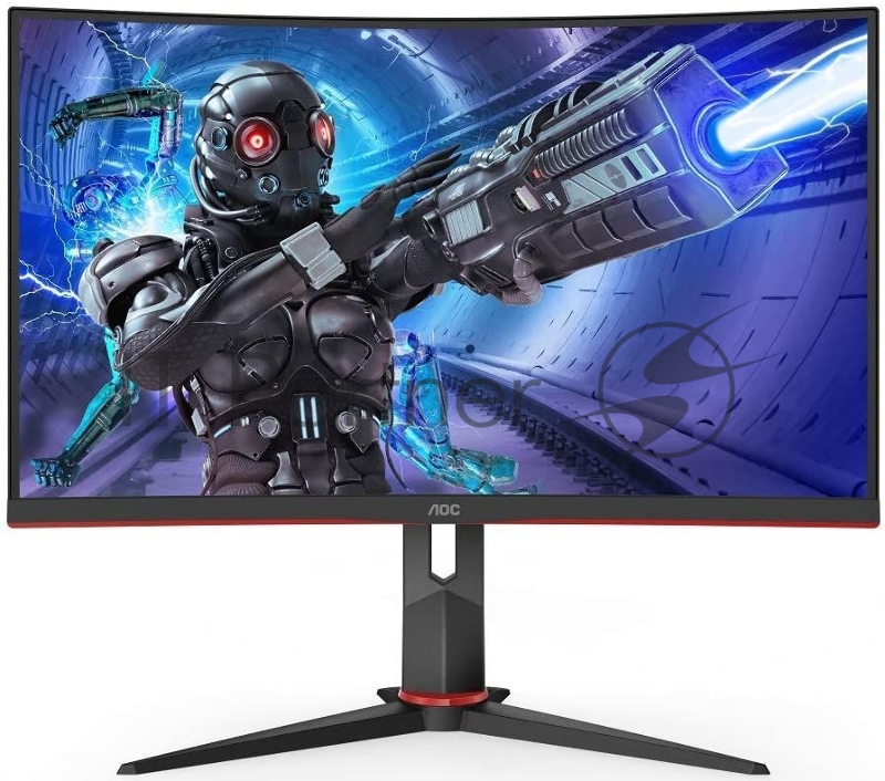 МОНИТОР 27 AOC C27G2ZU Black-Red (VA, изогнутый, 1920x1080, 240Hz, 0.5 ms, 178°/178°, 300 cd/m, 80M:1, +2xHDMI 2.0, +Di