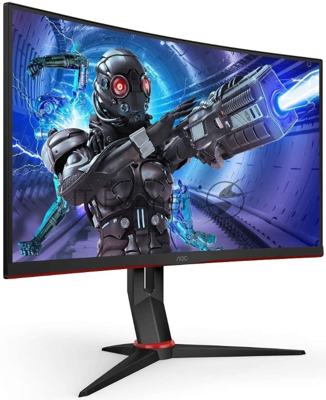 МОНИТОР 27 AOC C27G2ZU Black-Red (VA, изогнутый, 1920x1080, 240Hz, 0.5 ms, 178°/178°, 300 cd/m, 80M:1, +2xHDMI 2.0, +Di