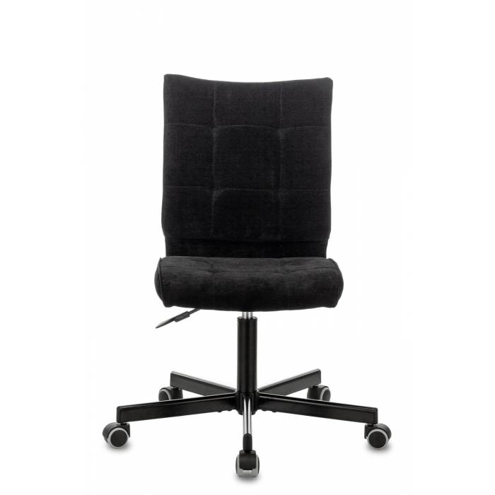 Кресло Бюрократ CH-330M/LT-20 без подлокотников черный крестовина металл