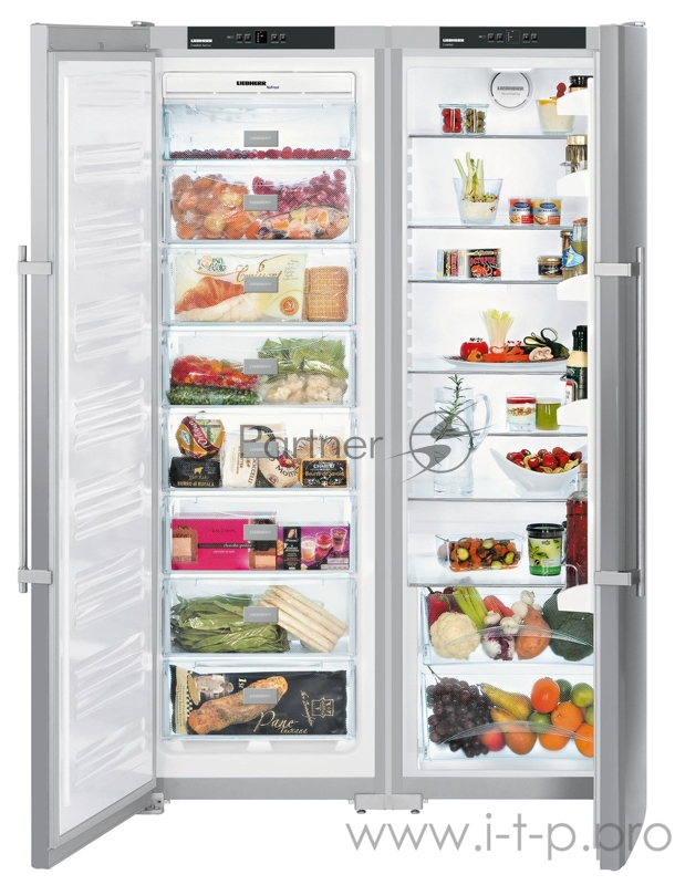 Холодильник LIEBHERR SBSesf7212 морозильная камера side by side (SGNesf 3063-25 001+SKesf 4240-25 001)