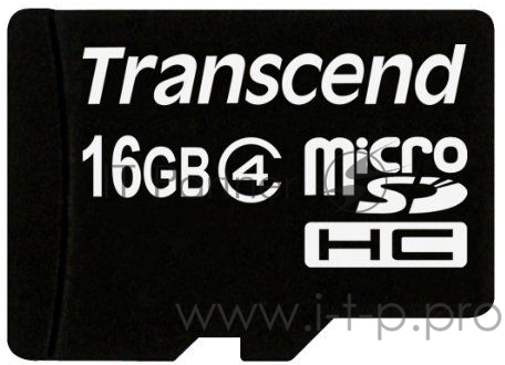 Карта памяти 16ГБ Transcend TS16GUSDC4 microSD HC Class4