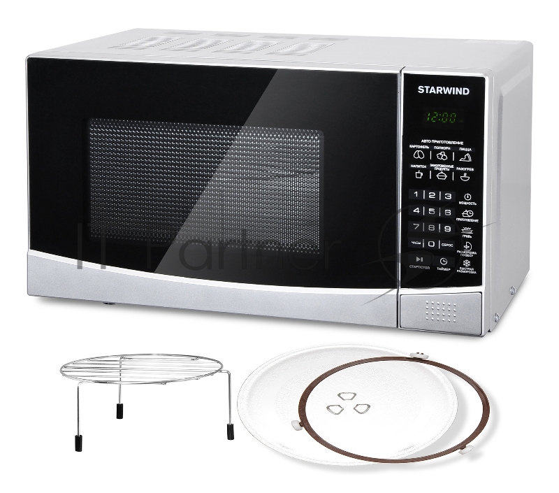 Микроволновая Печь Starwind SMW2820 20л. 700Вт серебристый/черный