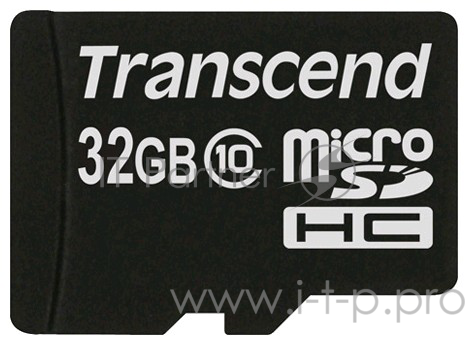 Карта памяти 32ГБ Transcend TS32GUSDC10 microSD HC Class10
