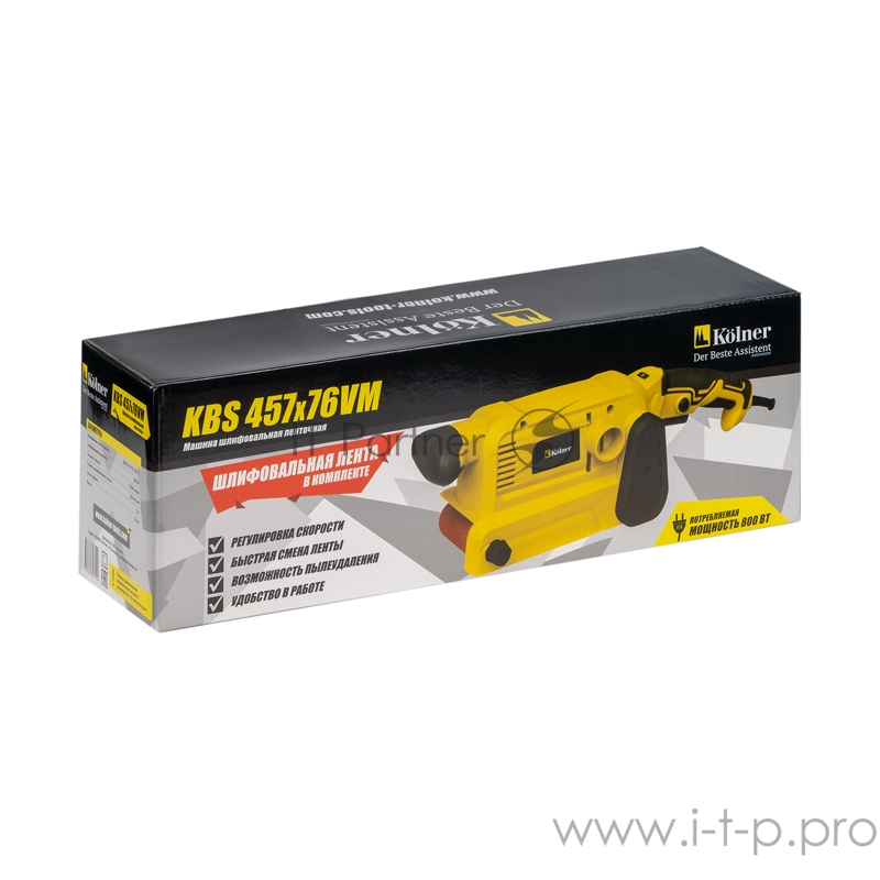 Ленточная шлифовальная машина KOLNER KBS 457x76VM