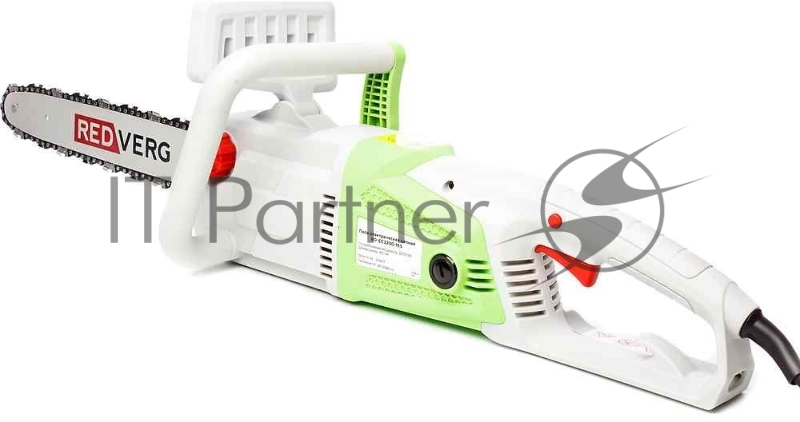 Пила цепная электрическая RedVerg RD-EC2200-16S 2200Вт шина-40 см шаг-3,8 толщина паза-1,3 мм кол-во вед. зв.-57 продольн. располож. быстрое натяжение цепи вес-5,5/6,35 кг