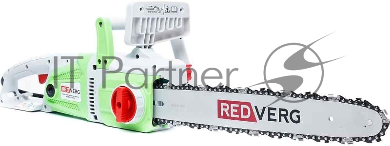 Пила цепная электрическая RedVerg RD-EC2200-16S 2200Вт шина-40 см шаг-3,8 толщина паза-1,3 мм кол-во вед. зв.-57 продольн. располож. быстрое натяжение цепи вес-5,5/6,35 кг
