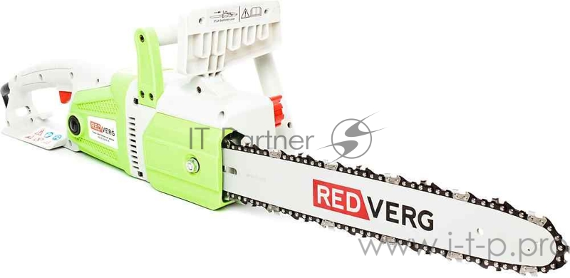Пила цепная электрическая RedVerg RD-EC2200-16 2200Вт шина-40 см шаг-3,8 толщина паза-1,3 мм кол-во вед. зв.-57 продольн. располож. вес-5,45/6,3 кг