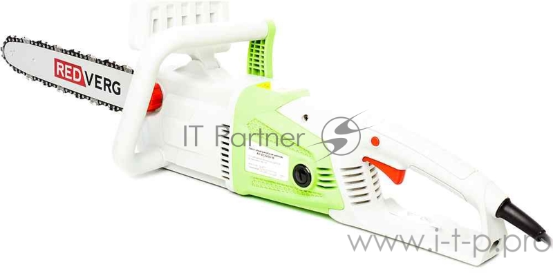 Пила цепная электрическая RedVerg RD-EC2200-16 2200Вт шина-40 см шаг-3,8 толщина паза-1,3 мм кол-во вед. зв.-57 продольн. располож. вес-5,45/6,3 кг