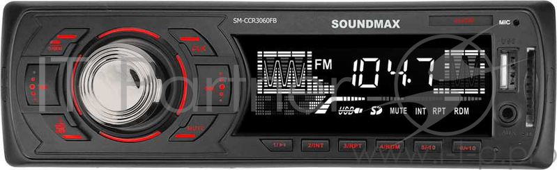 Автомагнитола Soundmax SM-CCR3060FB 1DIN 4x45Вт