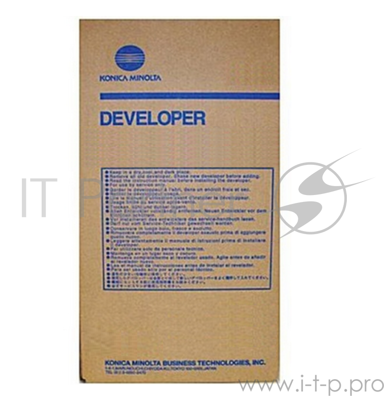 Девелопер Konica Minolta bizhub PRESS C1085/C1100 синий DV-616C ресурс 800K