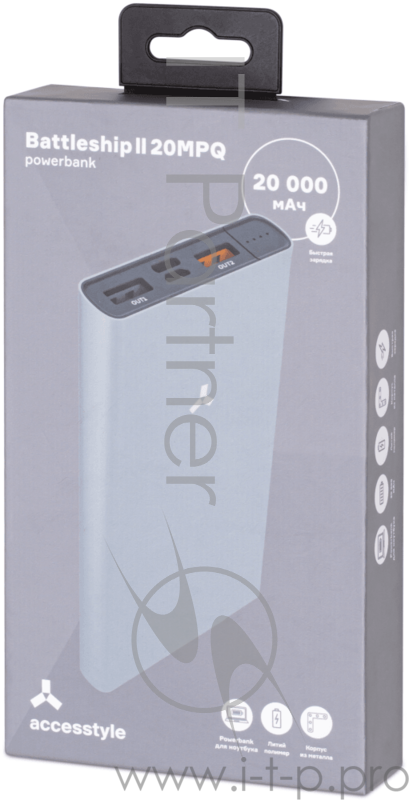 Внешний аккумулятор Accesstyle Battleship II 20MPQ
