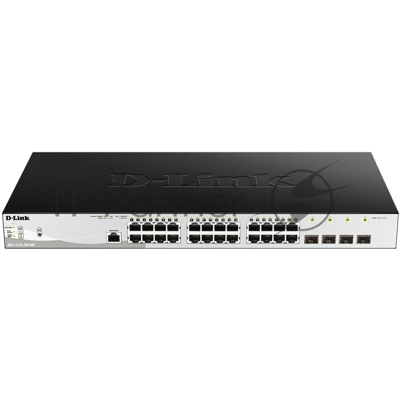 Коммутатор D-Link Gigabit Smart Switch with 24 10/100/1000Base-T ports and 4 Gigabit MiniGBIC (SFP) ports