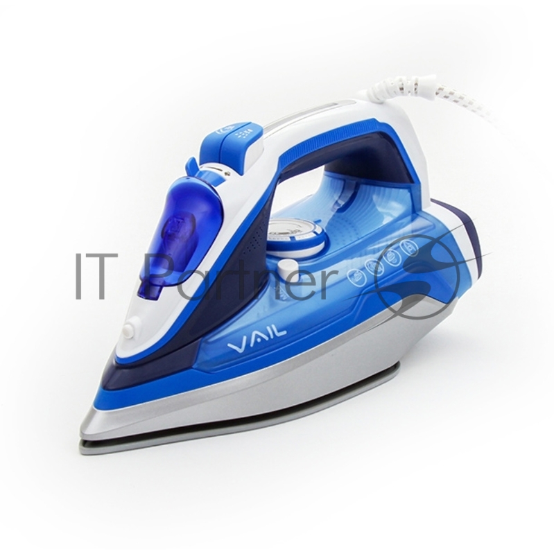 Утюг электрический VAIL VL-4001 синий 2800 Вт.