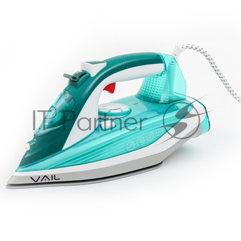 Утюг электрический VAIL VL-4003 зелёный 2600 Вт.