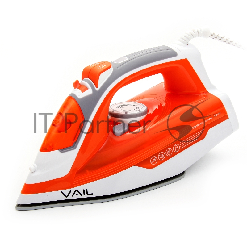Утюг электрический VAIL VL-4007 оранжевый 2800 Вт.
