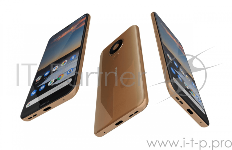 Смартфон Nokia NOKIA 5.3 TA-1234 DS 4/64 RU SAND, 6.55 1600x720, 1.8GHz, 8 Core, 4GB RAM, 64GB, up to 512GB flash, 13 МП + 2 МП + 5 МП + 2 МП/8Mpix, 2 Sim, 2G, 3G, LTE, BT v5.0, Wi-Fi, NFC, GPS, Beidou, Glonass, Type-C, 4000mAh, Android 10, 164,3 мм