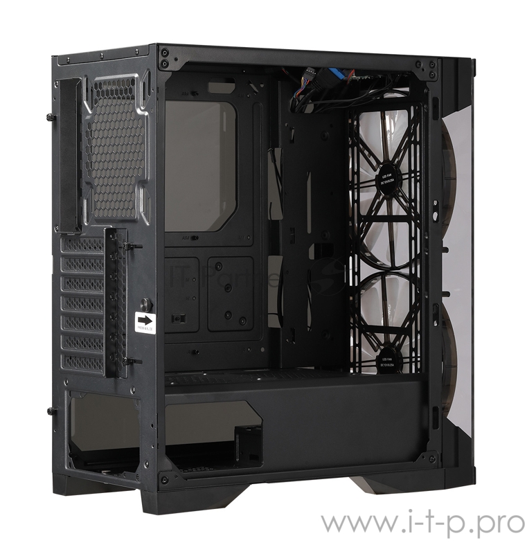 Корпус Formula V-LINE 7612 черный без БП ATX 6x120mm 3x140mm 2xUSB2.0 1xUSB3.0 audio bott PSU