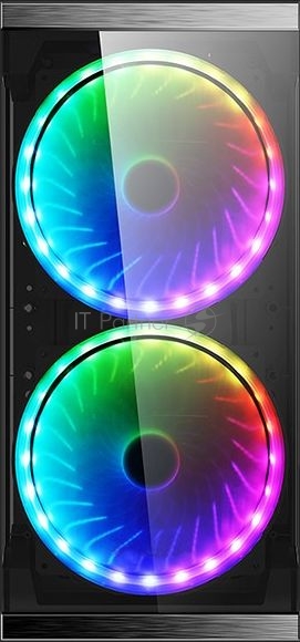 Корпус Formula V-LINE 7612 черный без БП ATX 6x120mm 3x140mm 2xUSB2.0 1xUSB3.0 audio bott PSU