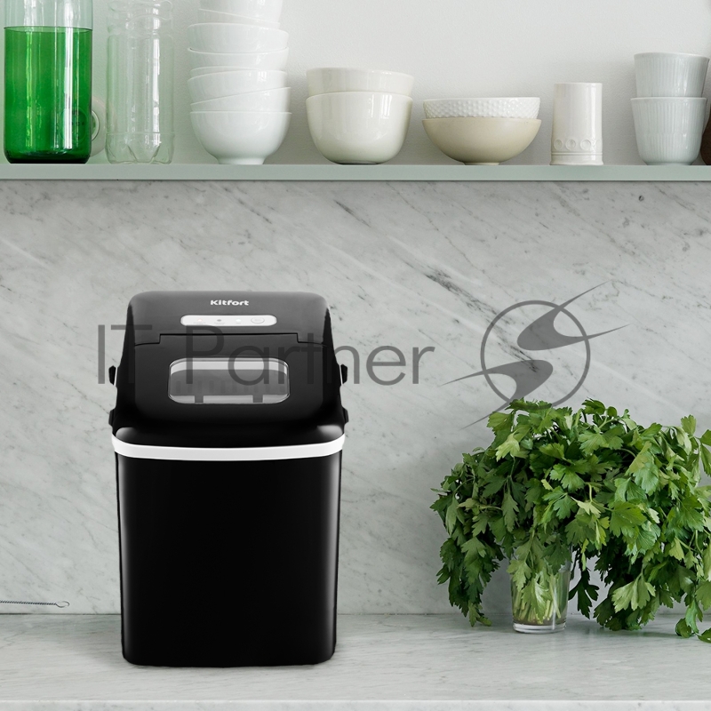 Льдогенератор Kitfort Мощность 120 Вт.Ёмкость резервуара 1,9 л.