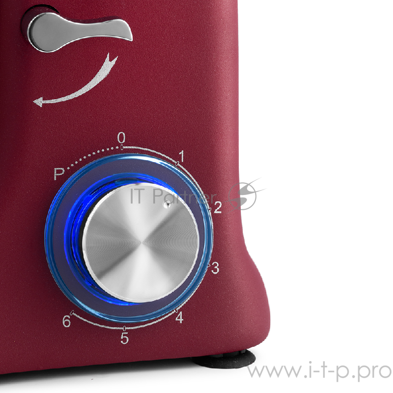 Цельнометаллический планетарный миксер Kitfort Мощность1500. Ёмкость чаши 4,2 л красный