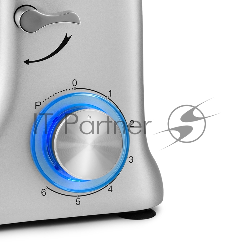 Цельнометаллический планетарный миксер Kitfort Мощность1500. Ёмкость чаши 4,2 л серебрист