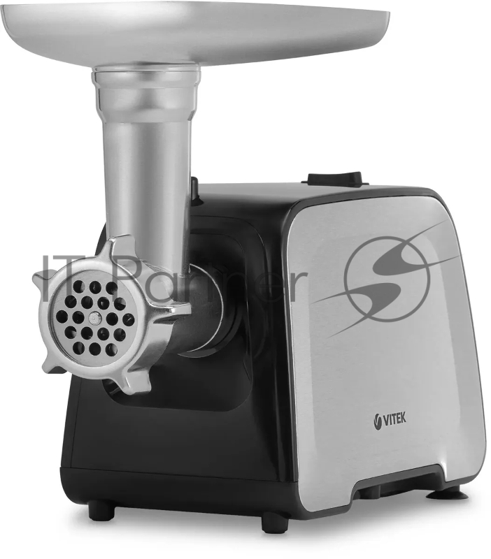 Мясорубка VITEK Максимальная мощность 2000 Вт.Алюминевый лоток для мяса.Функция Реверс