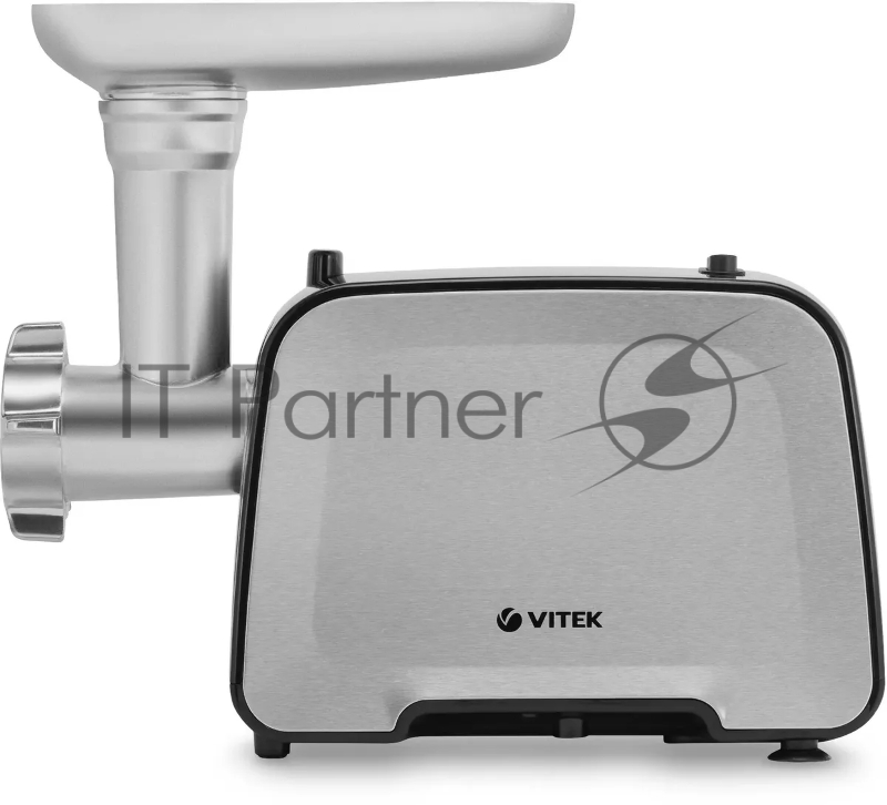 Мясорубка VITEK Максимальная мощность 2000 Вт.Алюминевый лоток для мяса.Функция Реверс