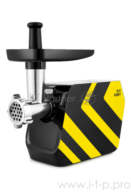 Мясорубка Kitfort Мощность 1200 Вт.Производительность 1 кг/мин.Насадки 5 шт.желтый