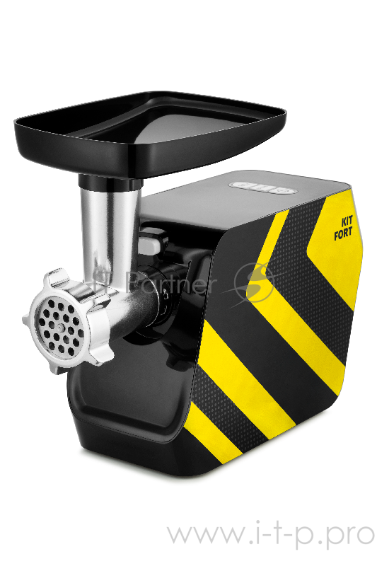 Мясорубка Kitfort Мощность 1200 Вт.Производительность 1 кг/мин.Насадки 5 шт.желтый