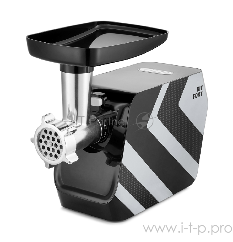 Мясорубка Kitfort Мощность 1200 Вт.Производительность 1 кг/мин.Насадки 5 шт.серый