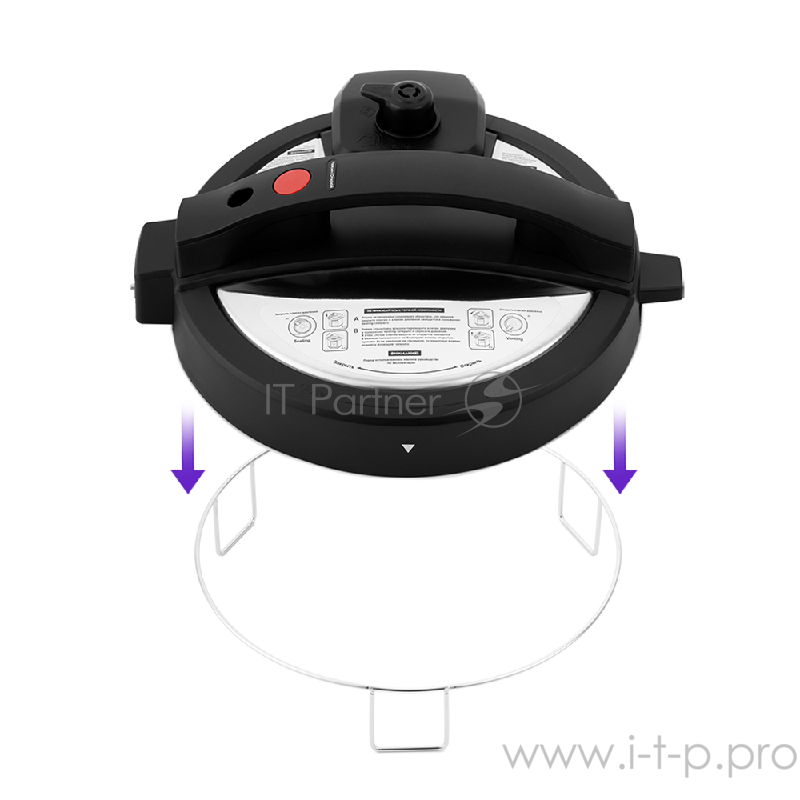 Скороварка-аэрогриль «5 в 1» Kitfort Мощность аэрогриля/скороварки 1500 Вт/1000 Вт.