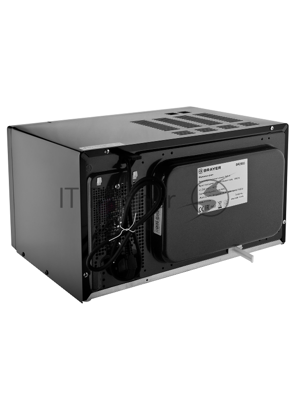 Микроволновая печь BRAYER, 900 Вт, 23 л, цифр.управл, 6 реж.пригот, LED дисп, таймер 95 мин