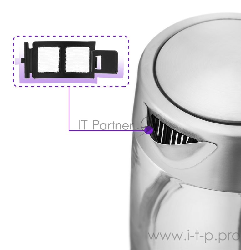 Чайник Kitfort Мощность 1850–2200 Вт.Ёмкость 1,7 л.Режимы нагрева от 40 до 100 °С.