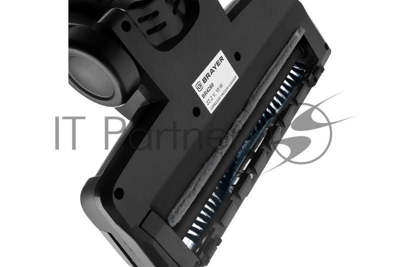 Ручной пылесос BRAYER, 2 в 1, 120 Вт, 0,6 л, батар 22,2 В, турбощетка с LED, база д/хранения
