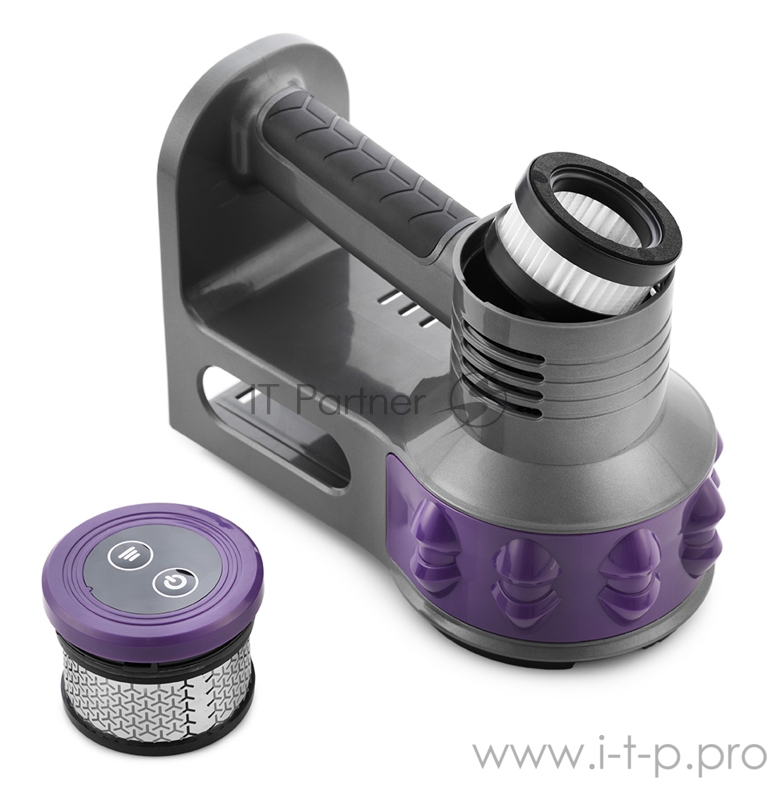 Вертикальный пылесос Kitfort Мощность 150 Вт.Пылесборник 1 л.Время зарядки 4,5 ч.