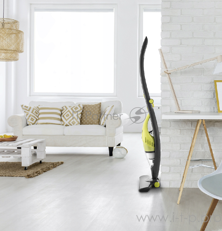 Вертикальный пылесос Kitfort Мощность 600 Вт.Пылесборник 0,5 л.Класс фильтра тонкой очисткиF7